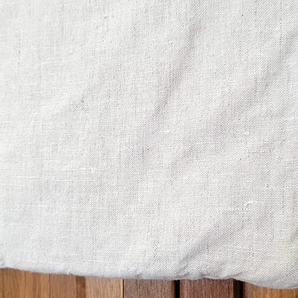 Restoration Hardware Velvet and Linen Tufted Pillow Sham